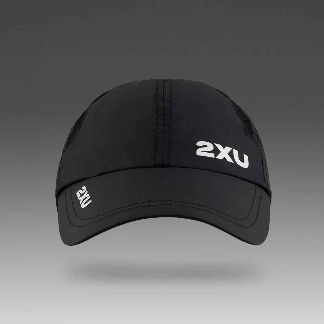 2XU Unisex Run Cap - Black / Black - Image 3