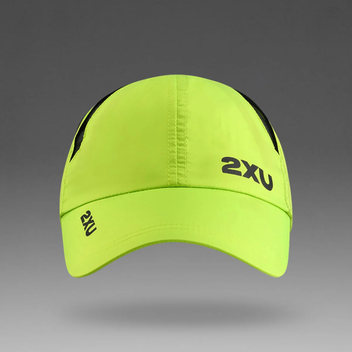 2XU Unisex Run Cap - Volt / Black - Image 4