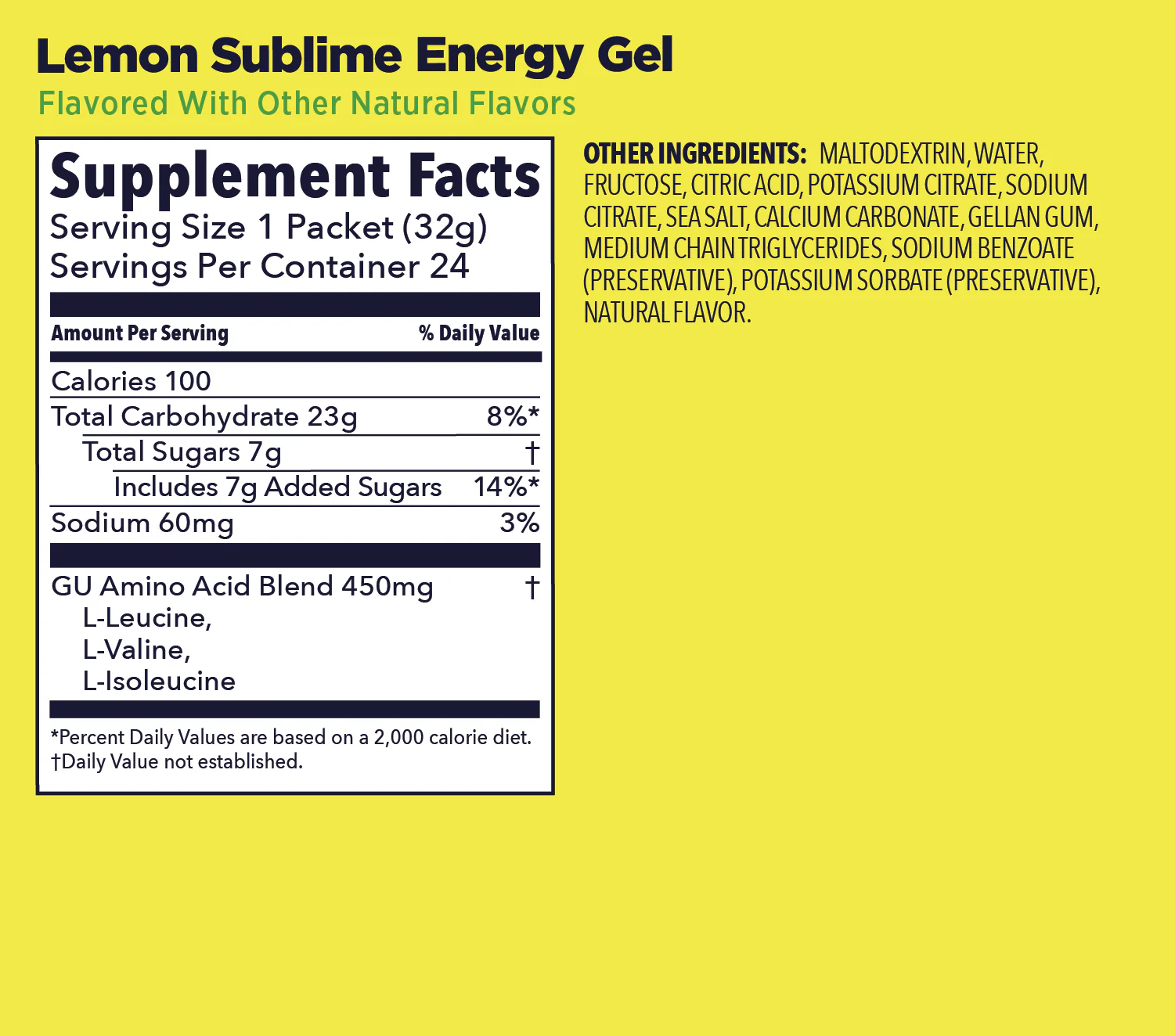 (6 Packs) GU Energy Gel - Lemon Sublime - Expiry Date: Dec 2026 - Image 2