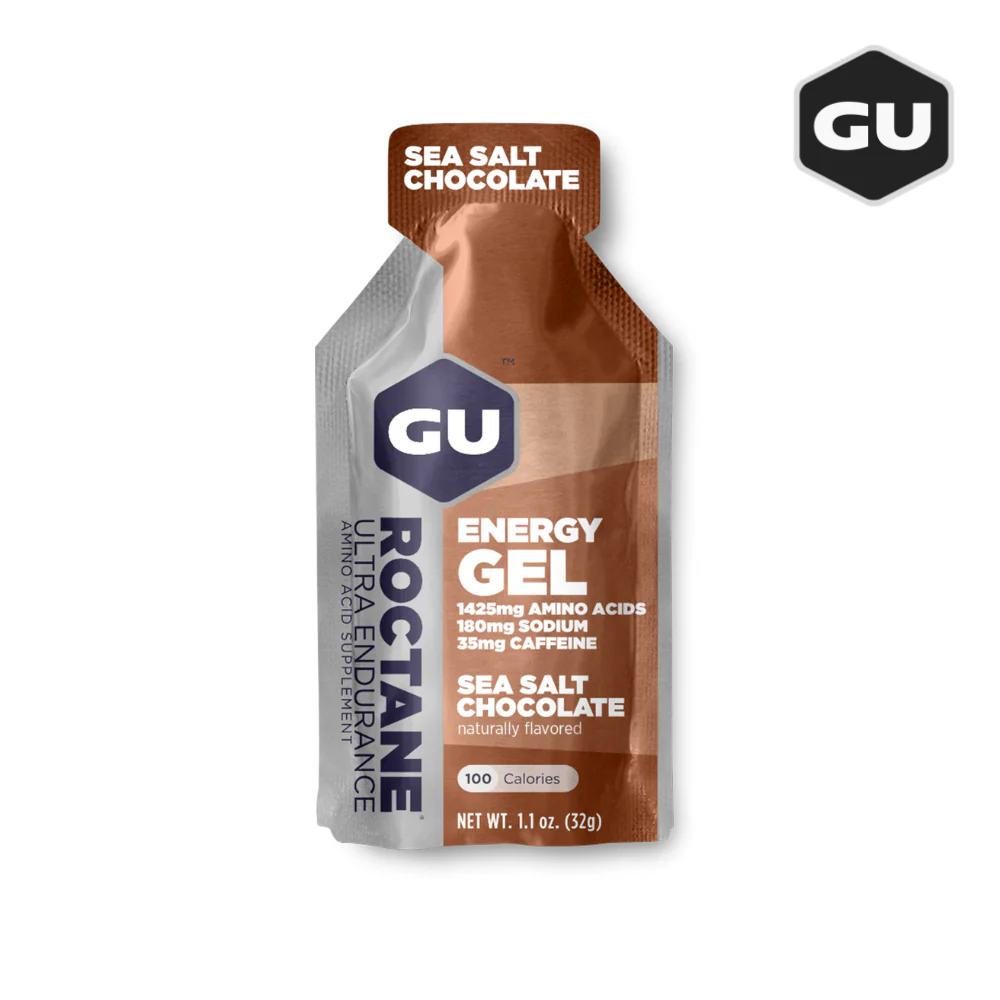 (6 Packs) GU Roctane Gel - Sea Salt Chocolate - Expiry Date: Jul 2026