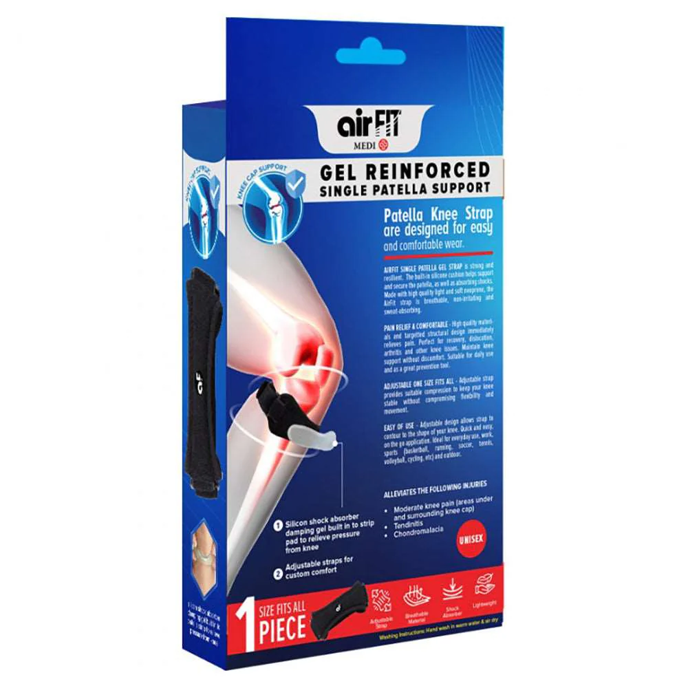 AirFit Medi Gel Reinforced Single Patella Strap - One Size - Image 3