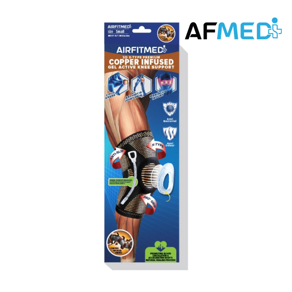 AirFit Medi Knee Gel Active Pressure Support (Copper Infused)
