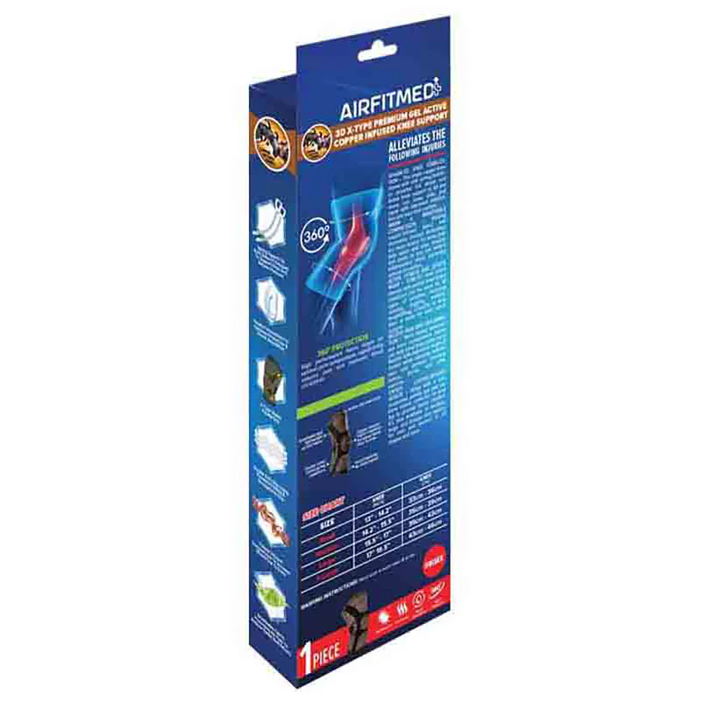 AirFit Medi Knee Gel Active Pressure Support (Copper Infused) - Image 3