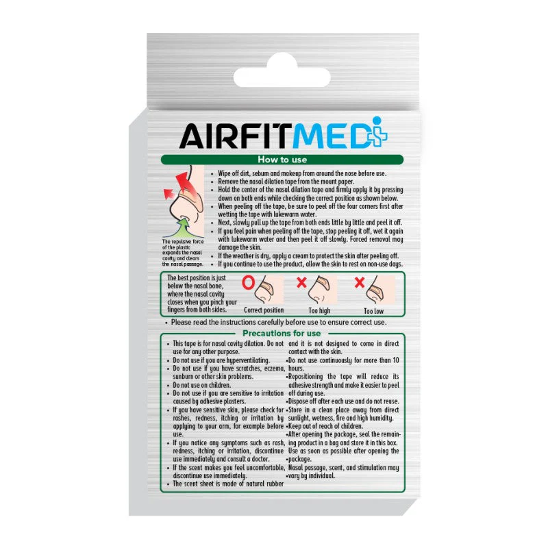 AirFit Medi Nasal Dilation Tape - Menthol Infused - Image 4