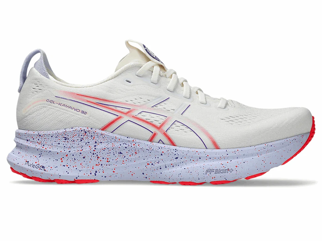 ASICS Men Gel-Kayano 32 Tokyo - Cream / Edo Purple - Image 2