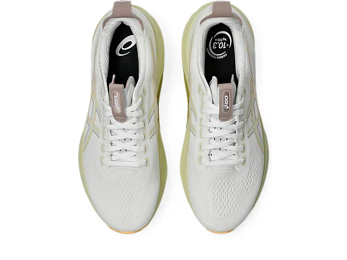 ASICS Men Gel-Kayano 32 Wide - White / Orange Glow - Image 3