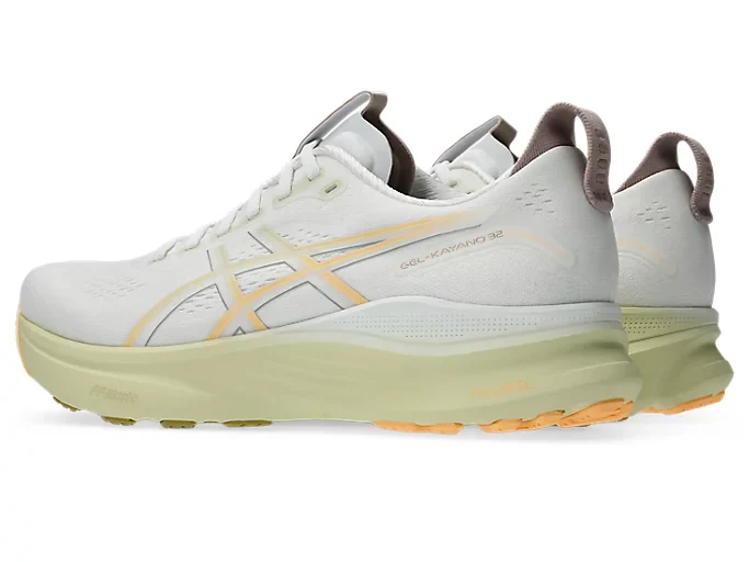 ASICS Men Gel-Kayano 32 Wide - White / Orange Glow - Image 5