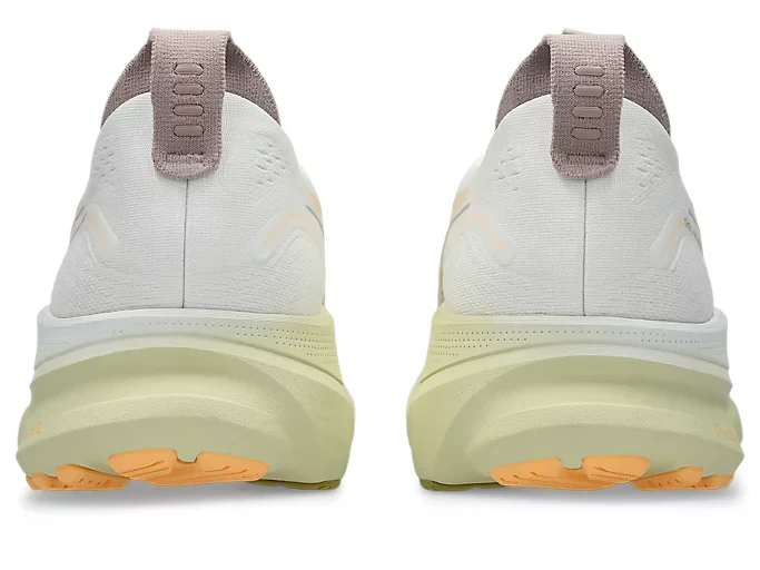ASICS Men Gel-Kayano 32 Wide - White / Orange Glow - Image 7