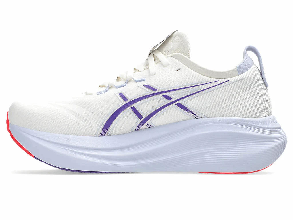 ASICS Men Gel-Nimbus 27 Tokyo - Cream / Edo Purple - Image 6