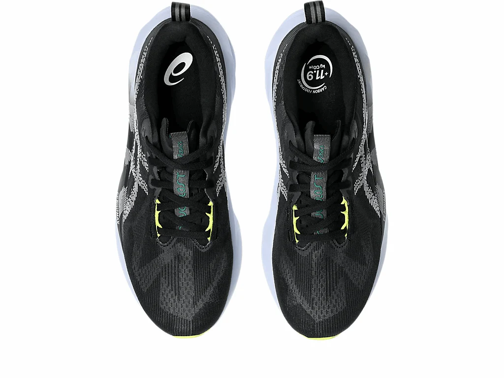 ASICS Men Novablast 5 - Black / Blue Fade - Image 3