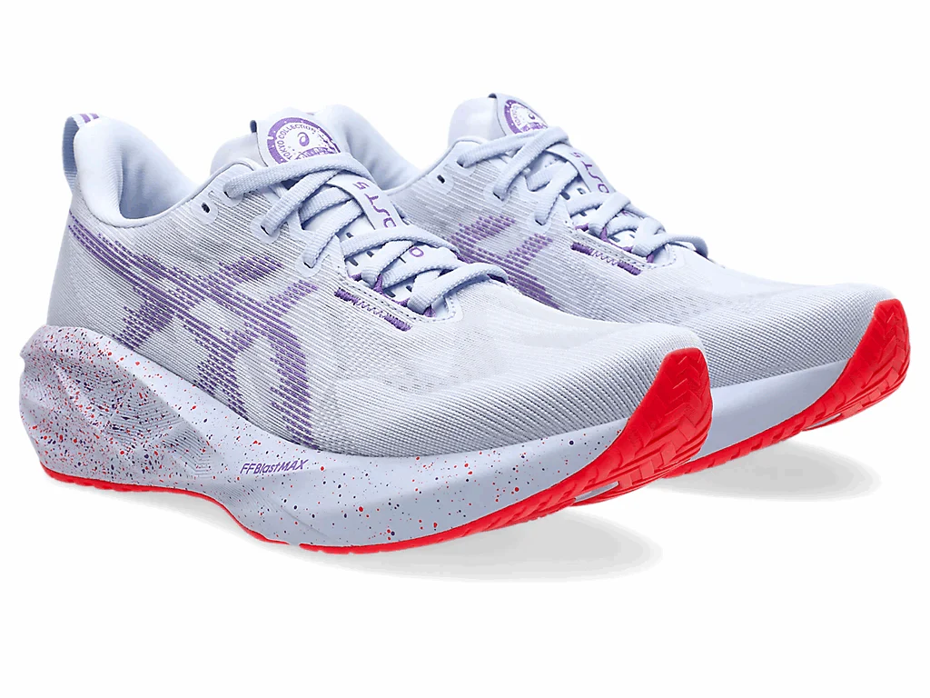 ASICS Men Novablast 5 Tokyo - Blue Fade / Edo Purple - Image 2