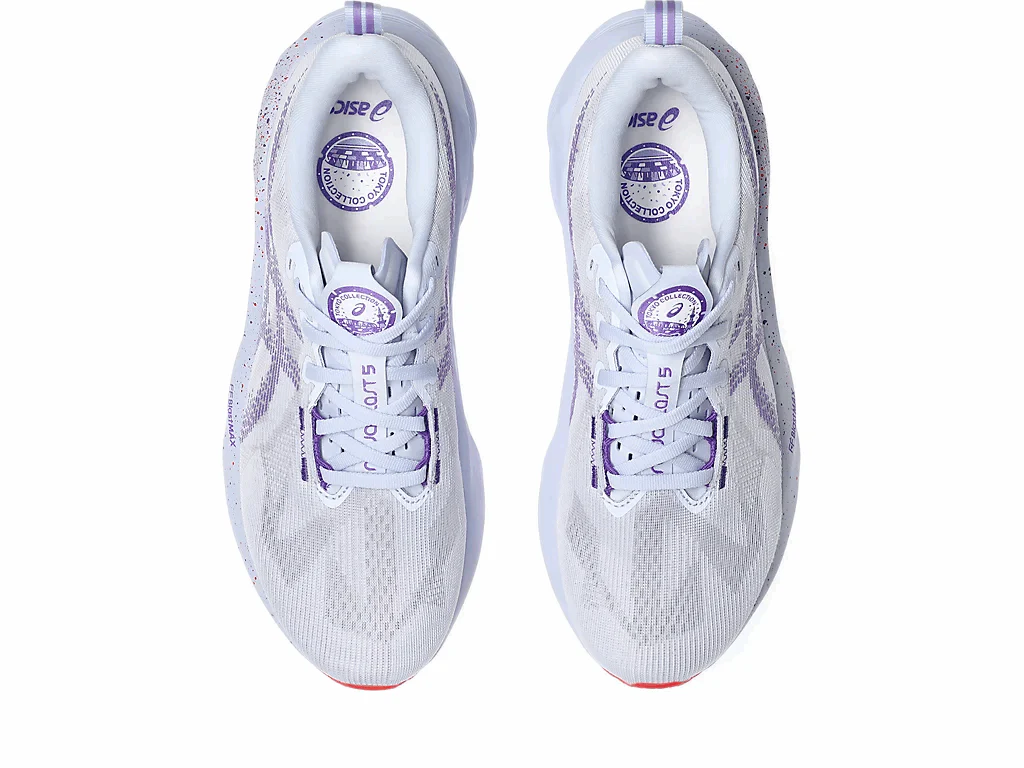 ASICS Men Novablast 5 Tokyo - Blue Fade / Edo Purple - Image 3