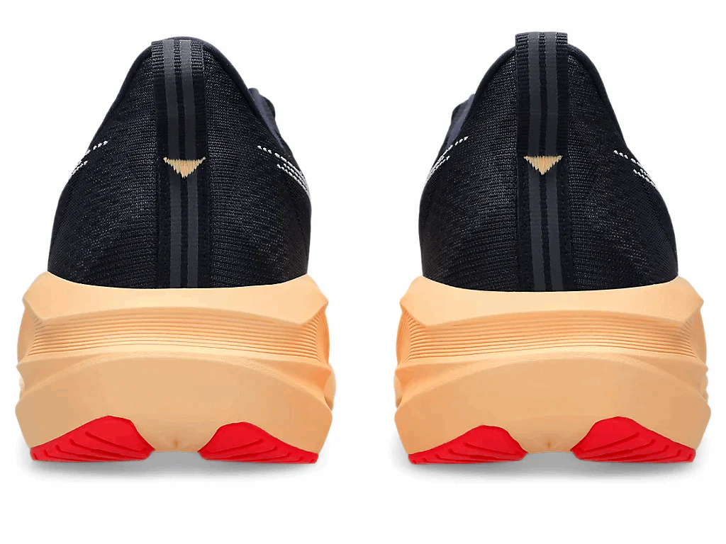 ASICS Men Novablast 5 Wide - Midnight / Orange Glow - Image 4
