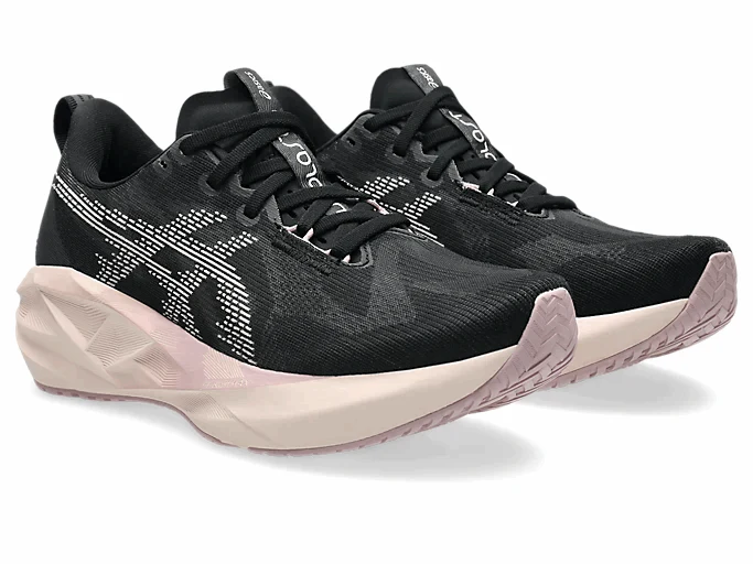 ASICS Women Novablast 5 - Black / Pearl Pink - Image 2