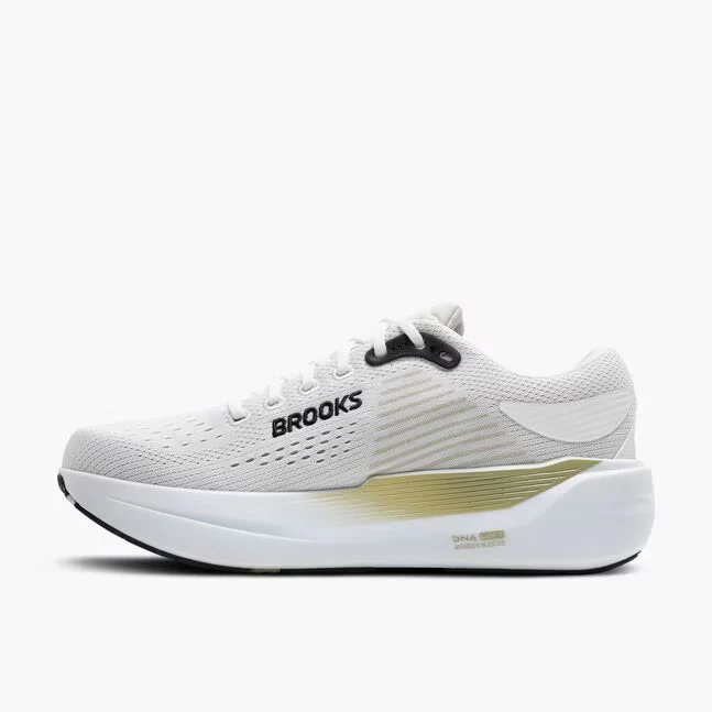 Brooks Men Ghost Max 3 Wide - Bright White / Tea / Black - Image 7