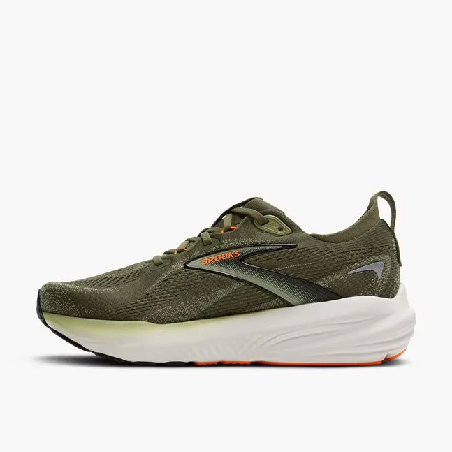 Brooks Men Glycerin 22 - Dusty Olive / Tea / Orange - Image 7