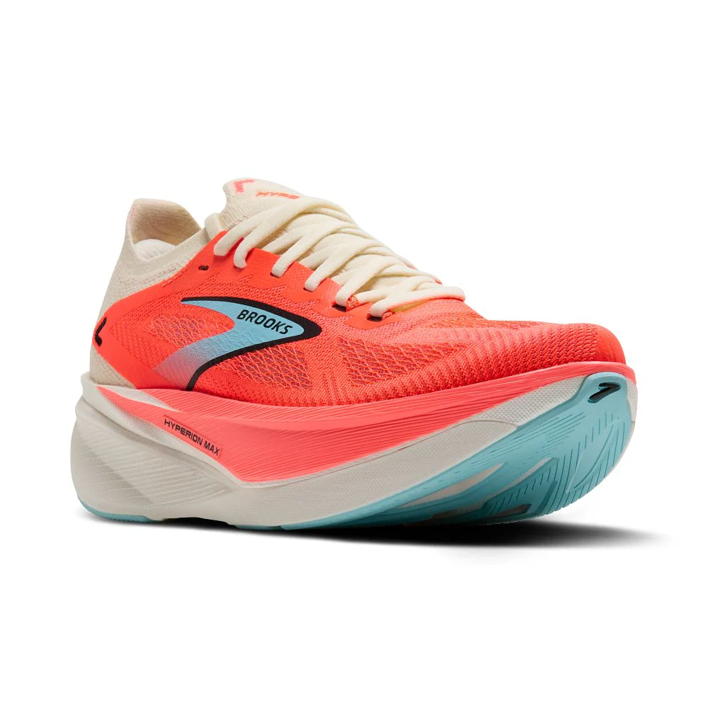 Brooks Women Hyperion Max 3 - Coconut / Fiery Coral / Atomizer - Image 3