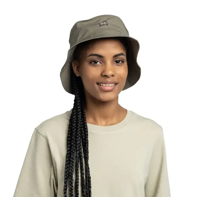 BUFF® Adventure Bucket Hat - Solid Tundra Khaki - Image 2