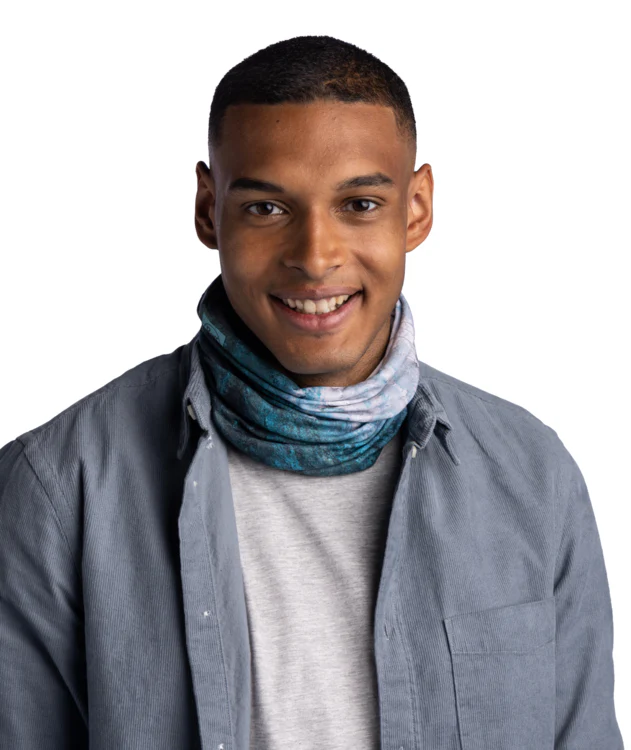 BUFF® CoolNet UV® Neckwear - Watsea Blue Surfrider - Image 3