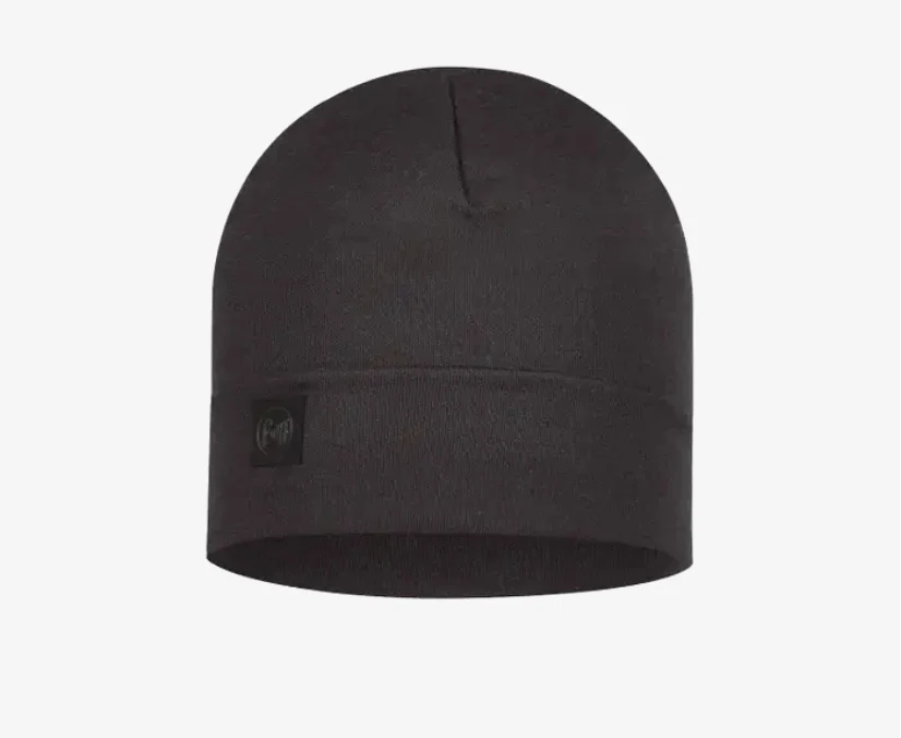 BUFF® Merino Heavyweight Beanie - Solid Black OS - Image 2