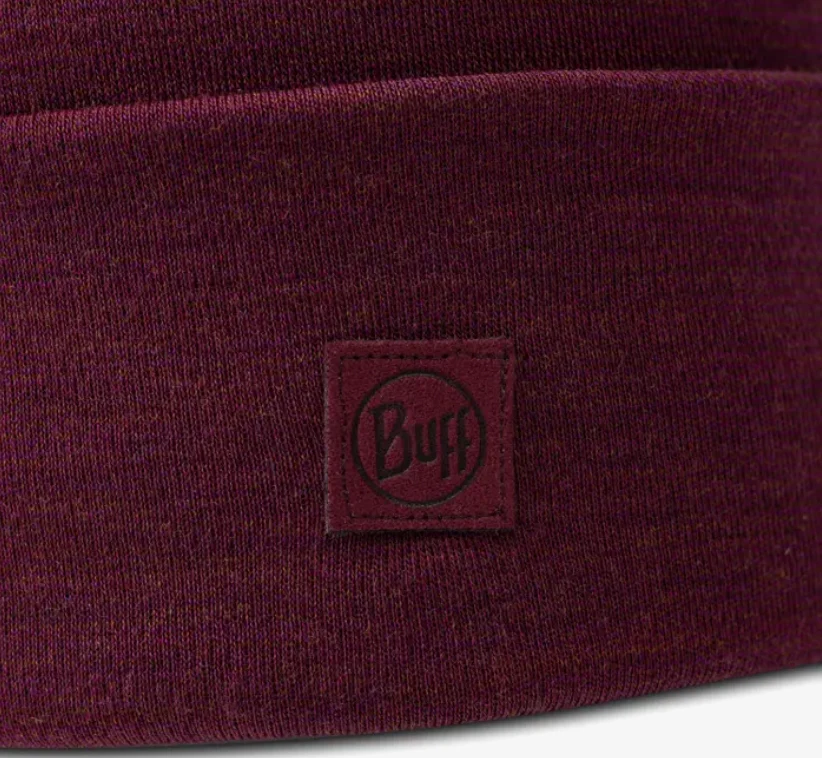 BUFF® Merino Heavyweight Beanie - Solid Tibetan Red - Image 4