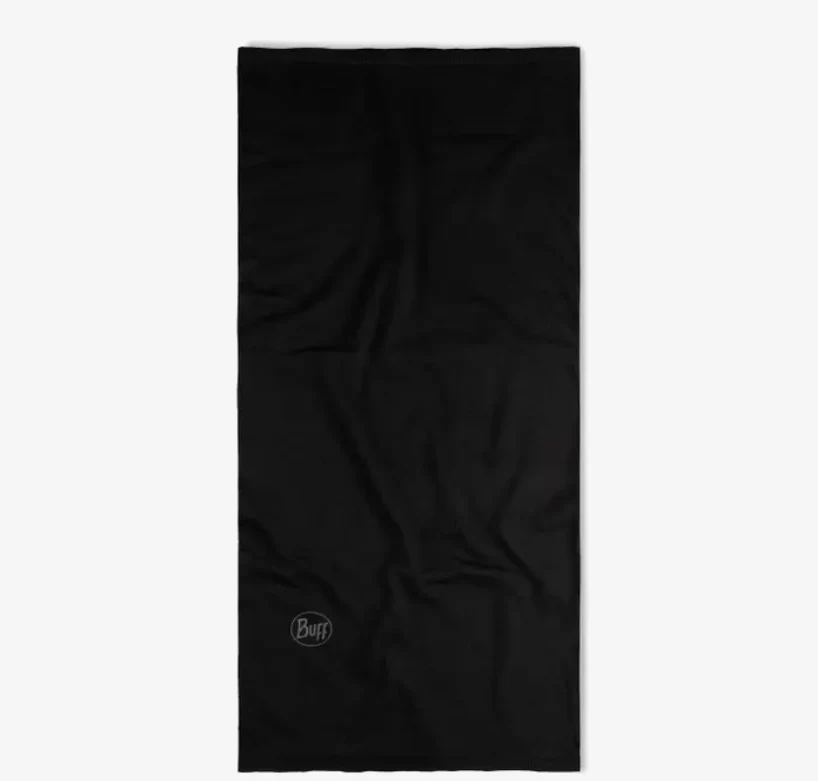 BUFF® Merino Lightweight Neckwear - Solid Black OS - Image 3