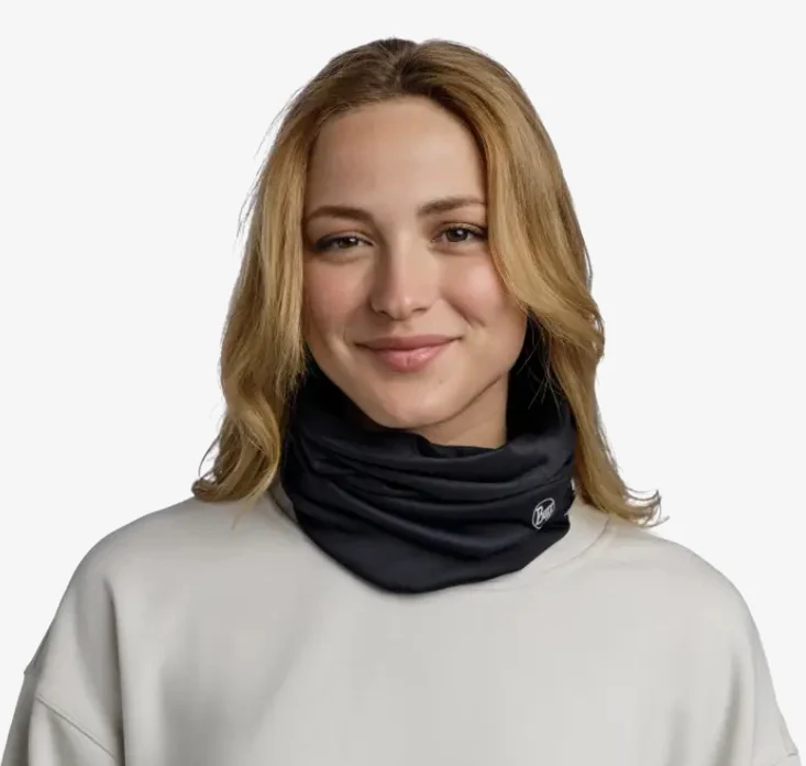 BUFF® Windproof Neckwear - Solid Black OS - Image 5