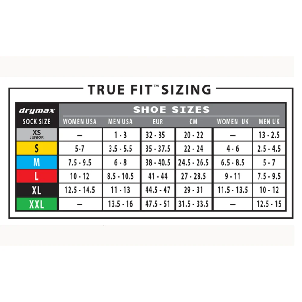 Drymax Lite Trail Running 1/4 Crew - Black / Orange - Image 6