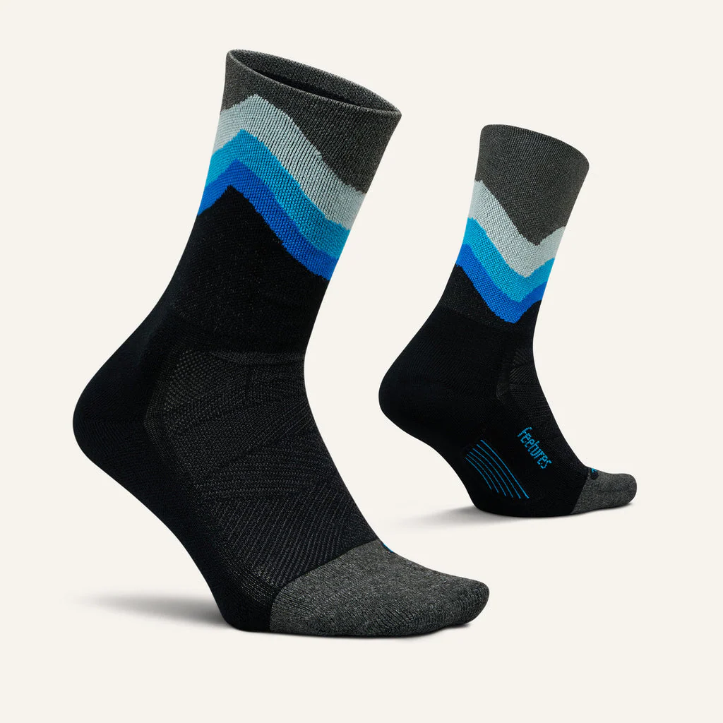 Feetures Active Elite Light Cushion Mini Crew - Black Swell - Image 4