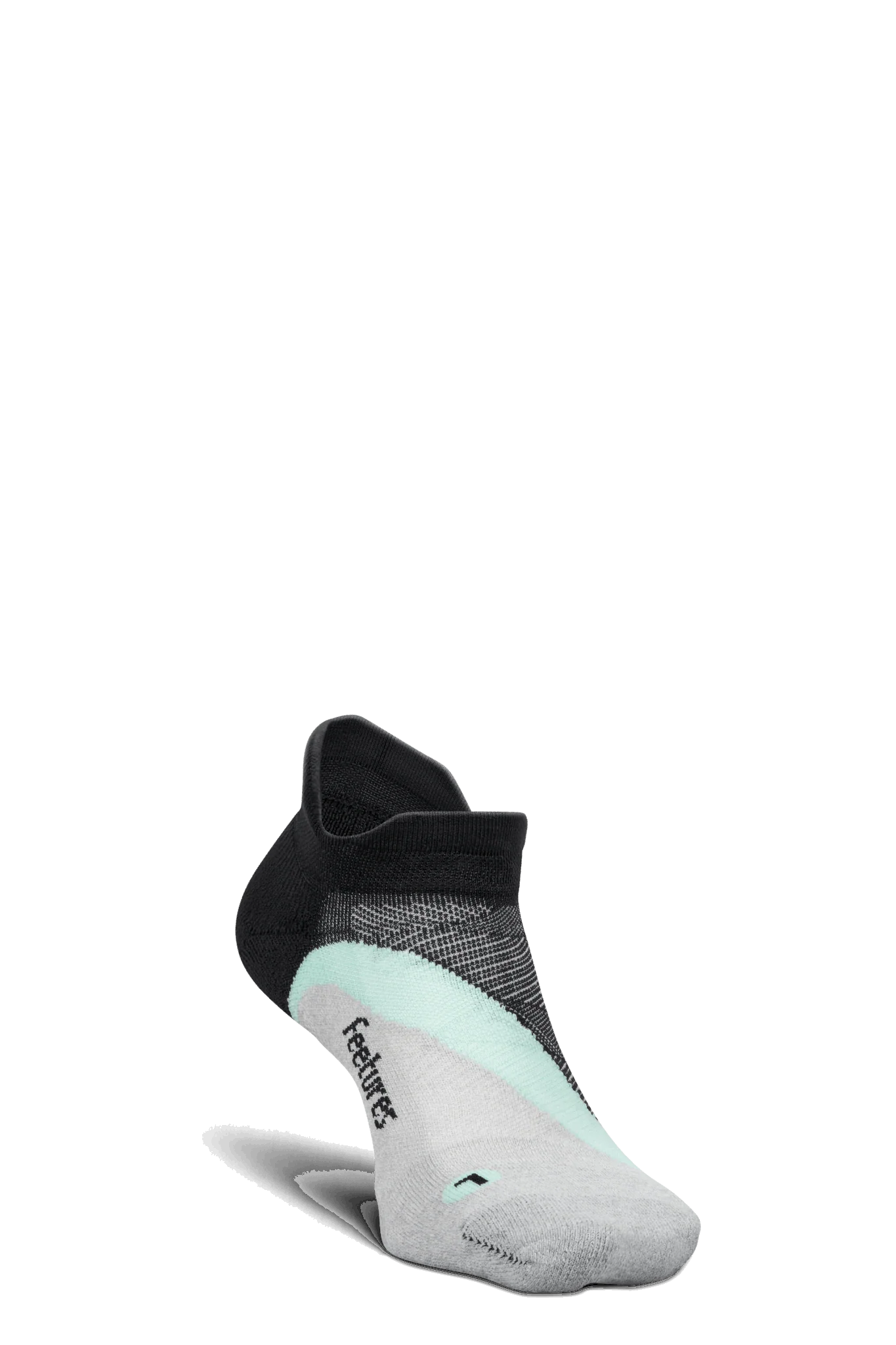 Feetures Active Elite Light Cushion No Show Tab - Mint Chip - Image 3
