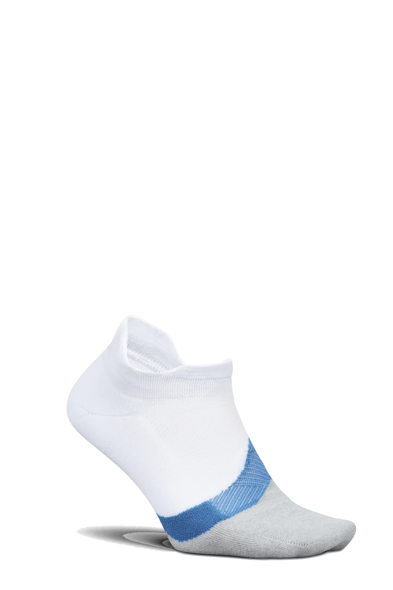 Feetures Active Elite Light Cushion No Show Tab - White Tide - Image 2
