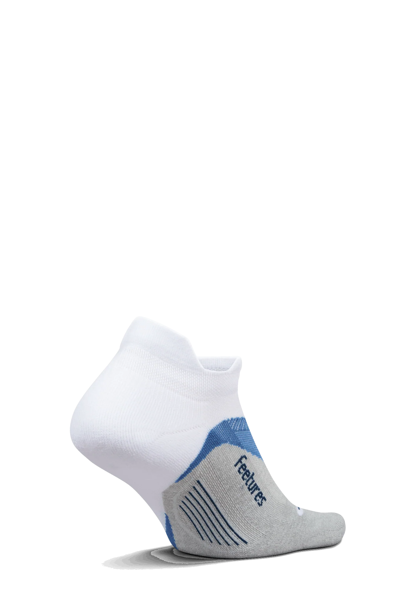 Feetures Active Elite Light Cushion No Show Tab - White Tide - Image 3