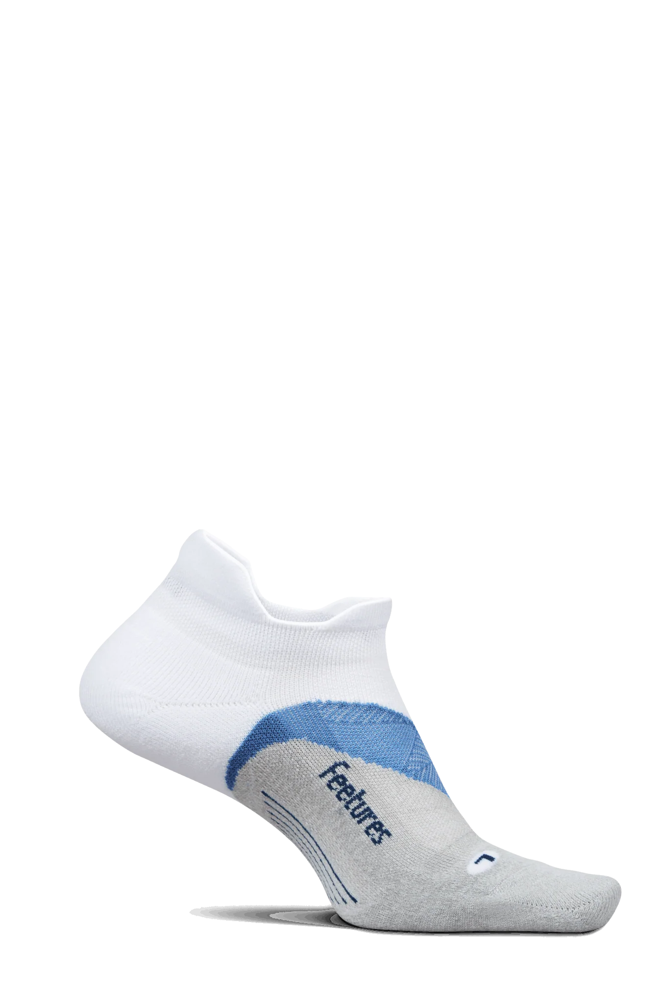Feetures Active Elite Light Cushion No Show Tab - White Tide - Image 5