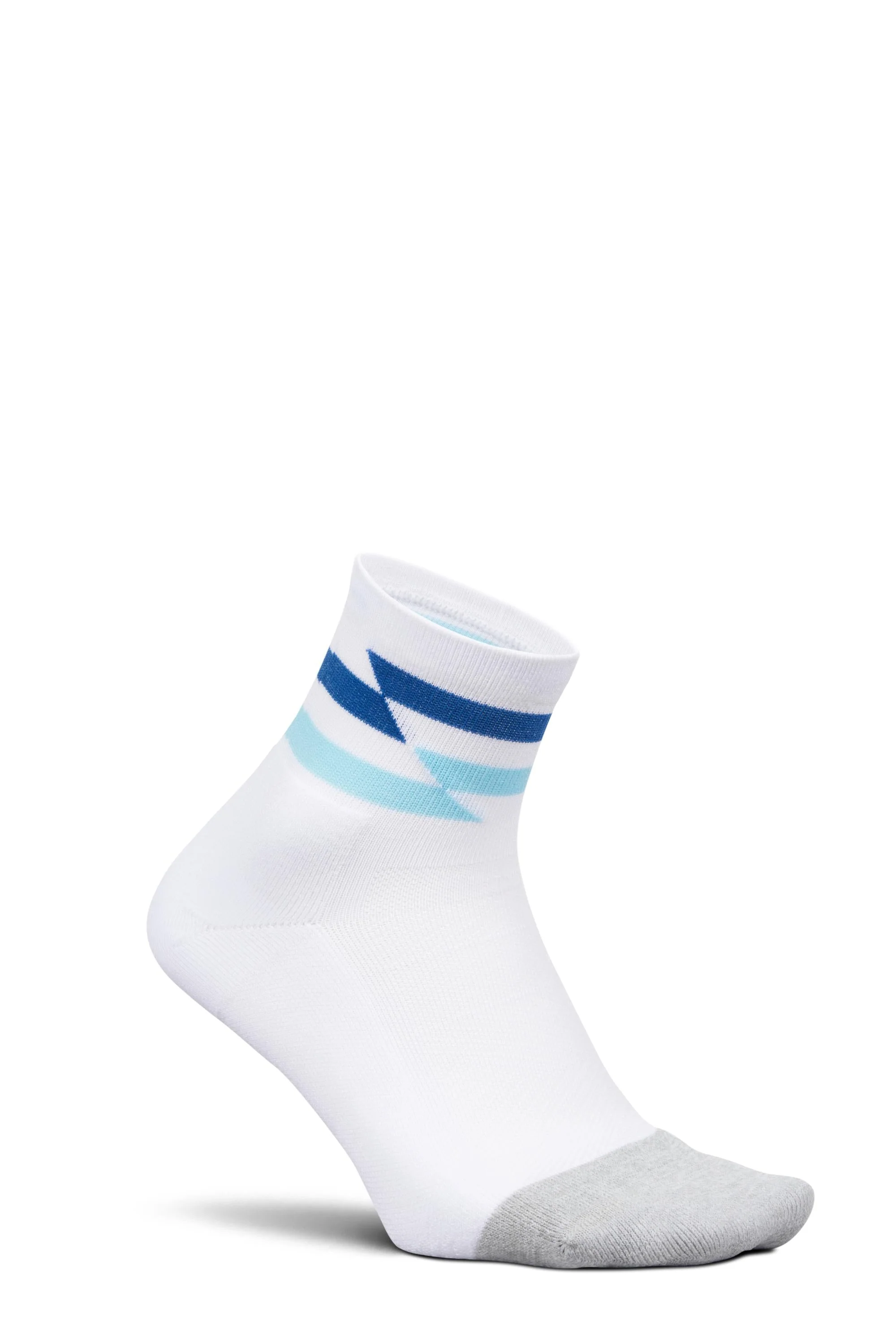 Feetures Active Elite Light Cushion Quarter - White Track - Image 2