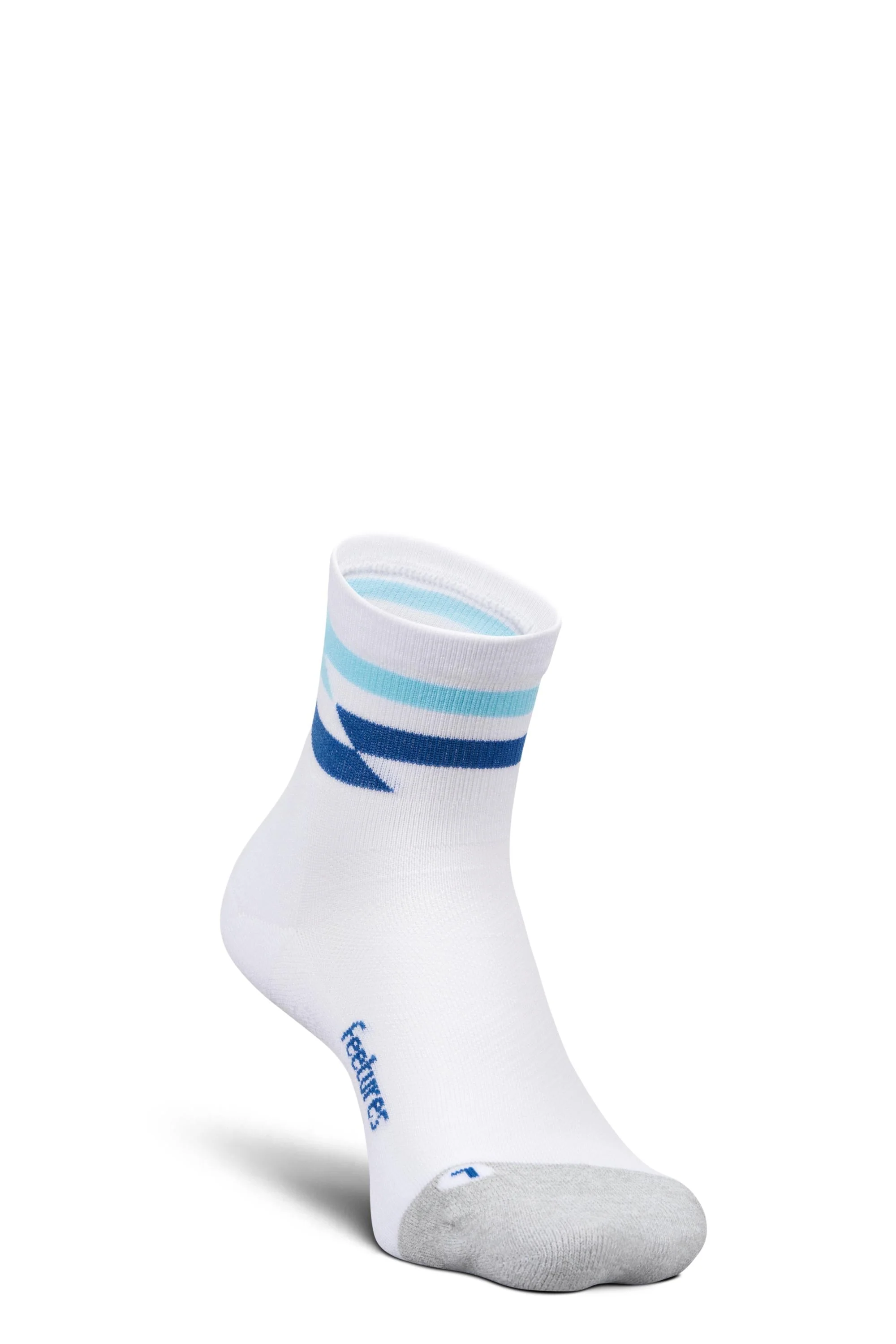 Feetures Active Elite Light Cushion Quarter - White Track - Image 3