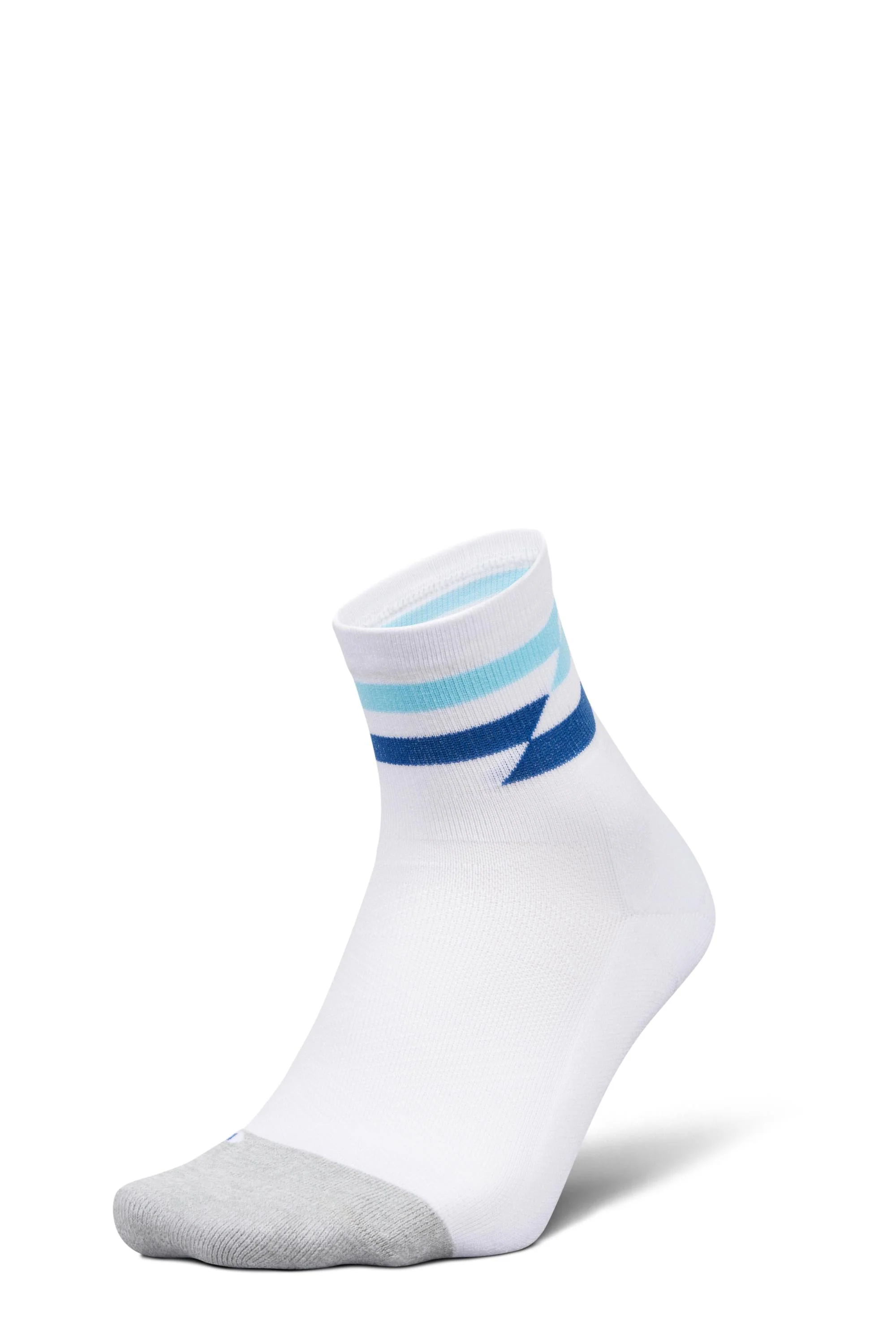Feetures Active Elite Light Cushion Quarter - White Track - Image 4