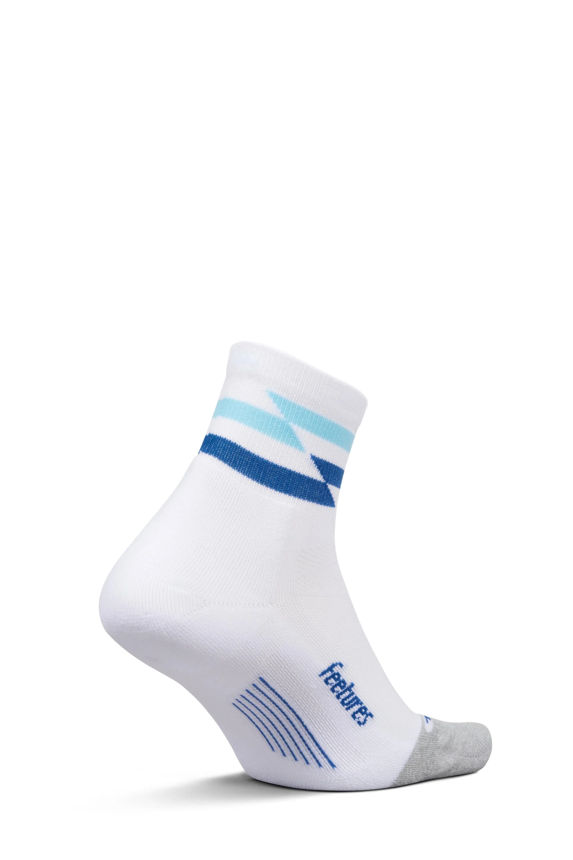 Feetures Active Elite Light Cushion Quarter - White Track - Image 5