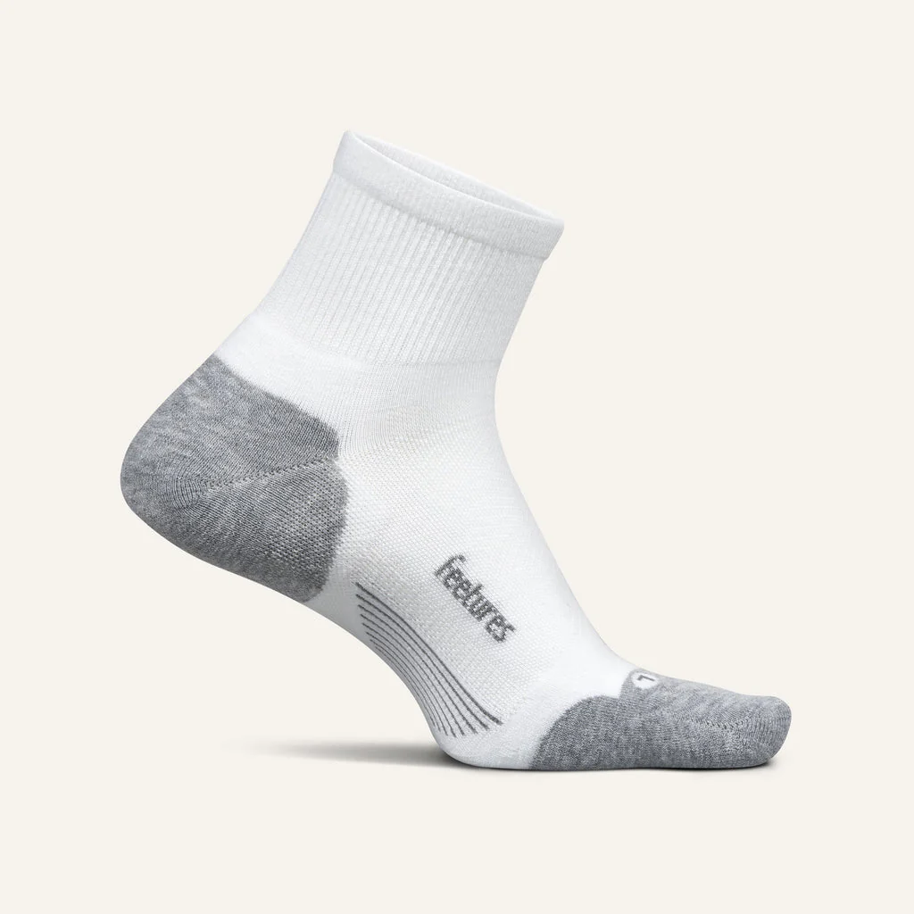 Feetures Active Elite Max Cushion Quarter - White - Image 2
