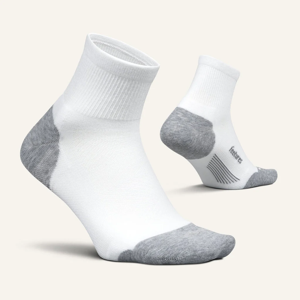 Feetures Active Elite Max Cushion Quarter - White - Image 3