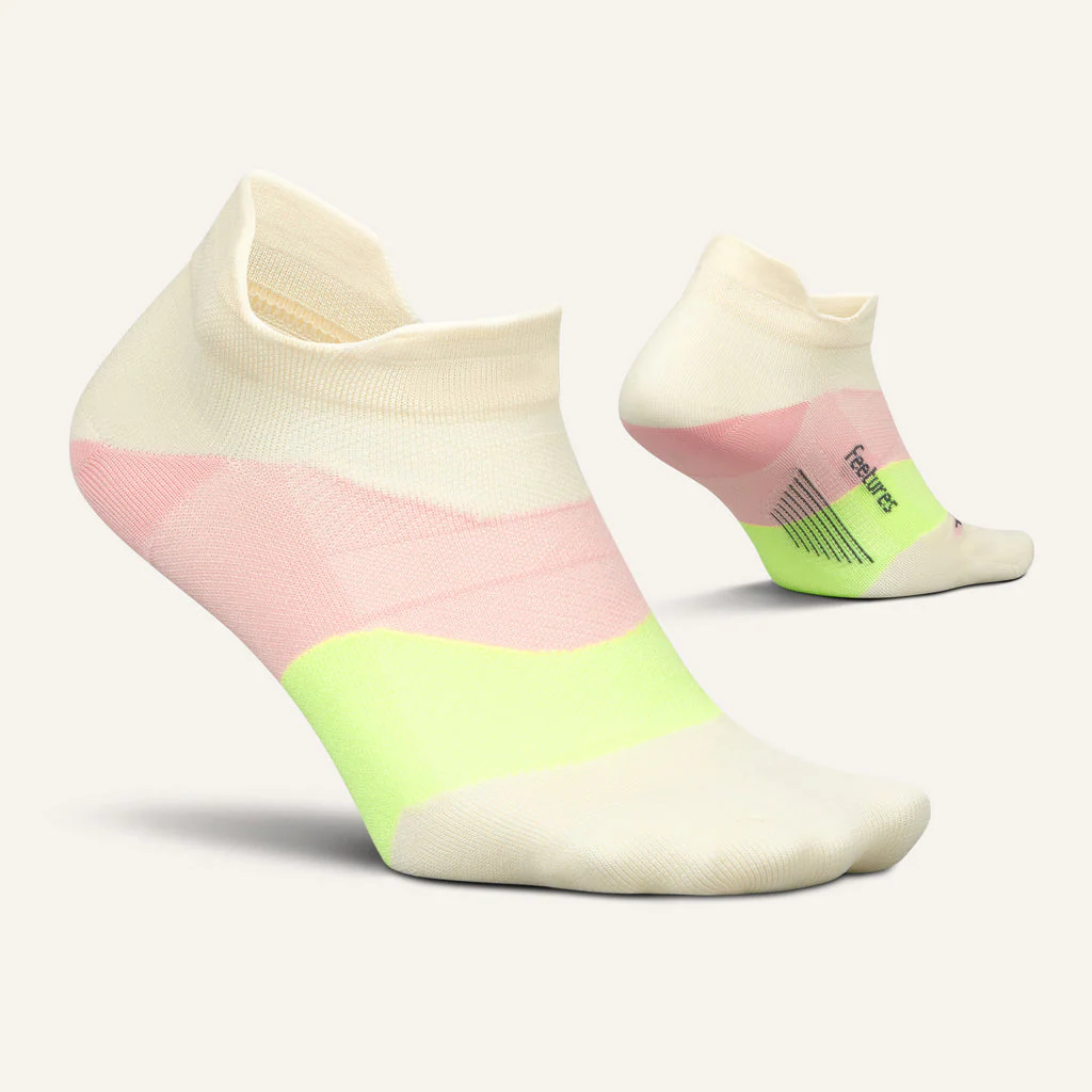 Feetures Active Elite Ultra Light Cushion No Show Tab - Sandy Melon - Image 2