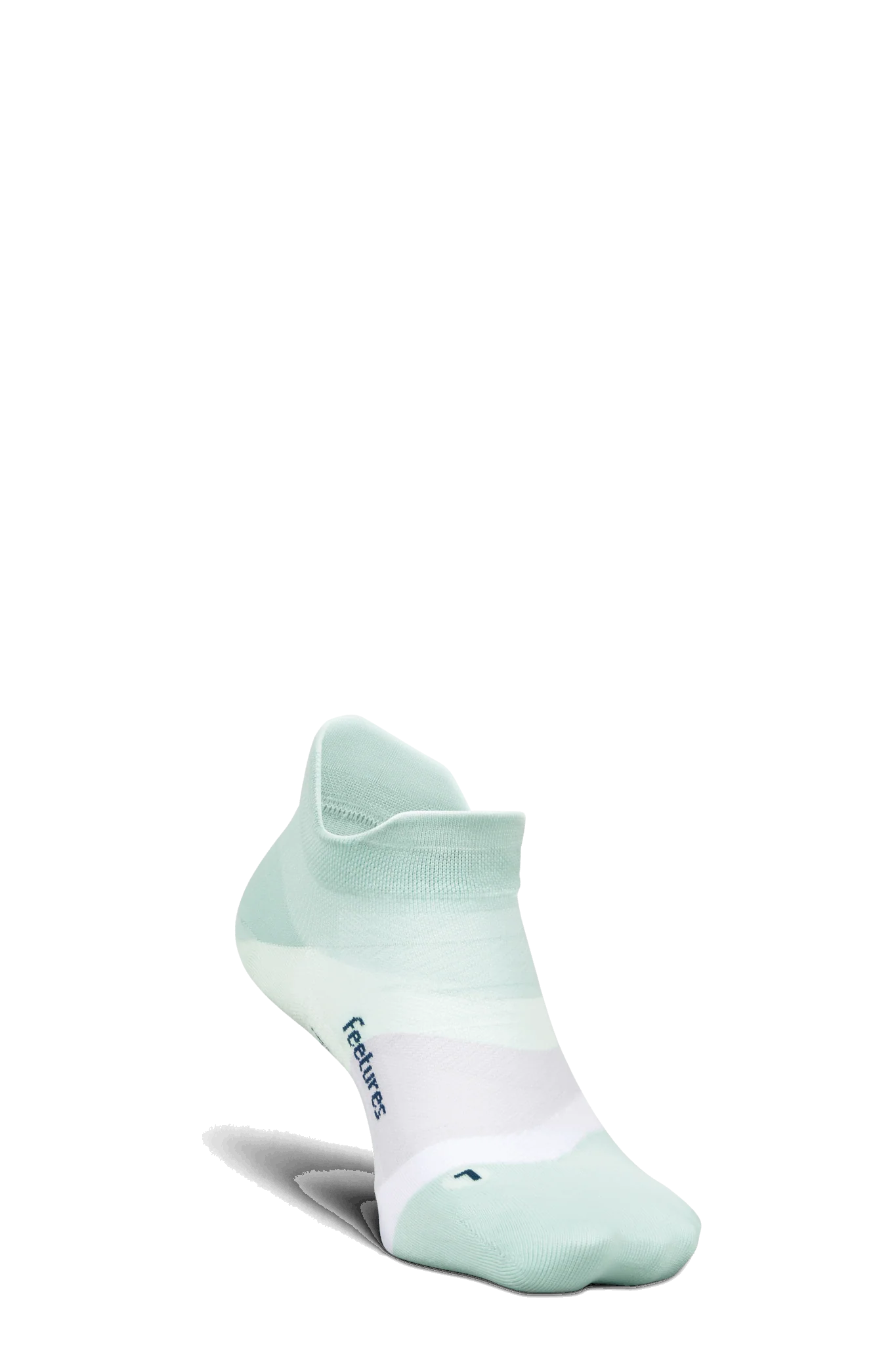 Feetures Active Elite Ultra Light Cushion No Show Tab - Supine Sage - Image 2