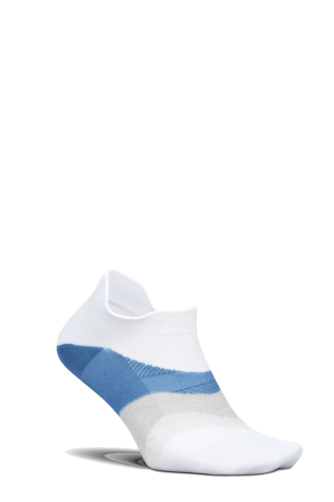 Feetures Active Elite Ultra Light Cushion No Show Tab - White Tide - Image 5