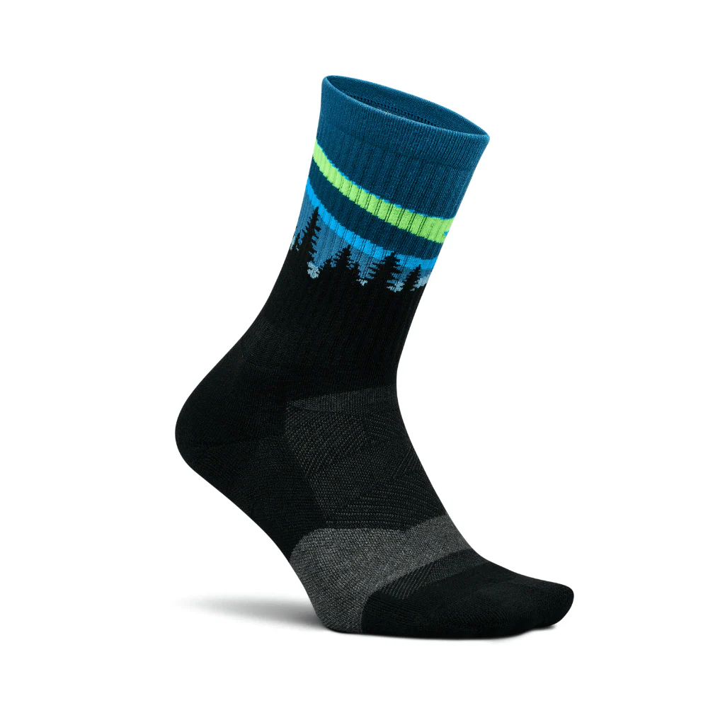 Feetures Trail Max Cushion Mini Crew - Blue Aurora - Image 2