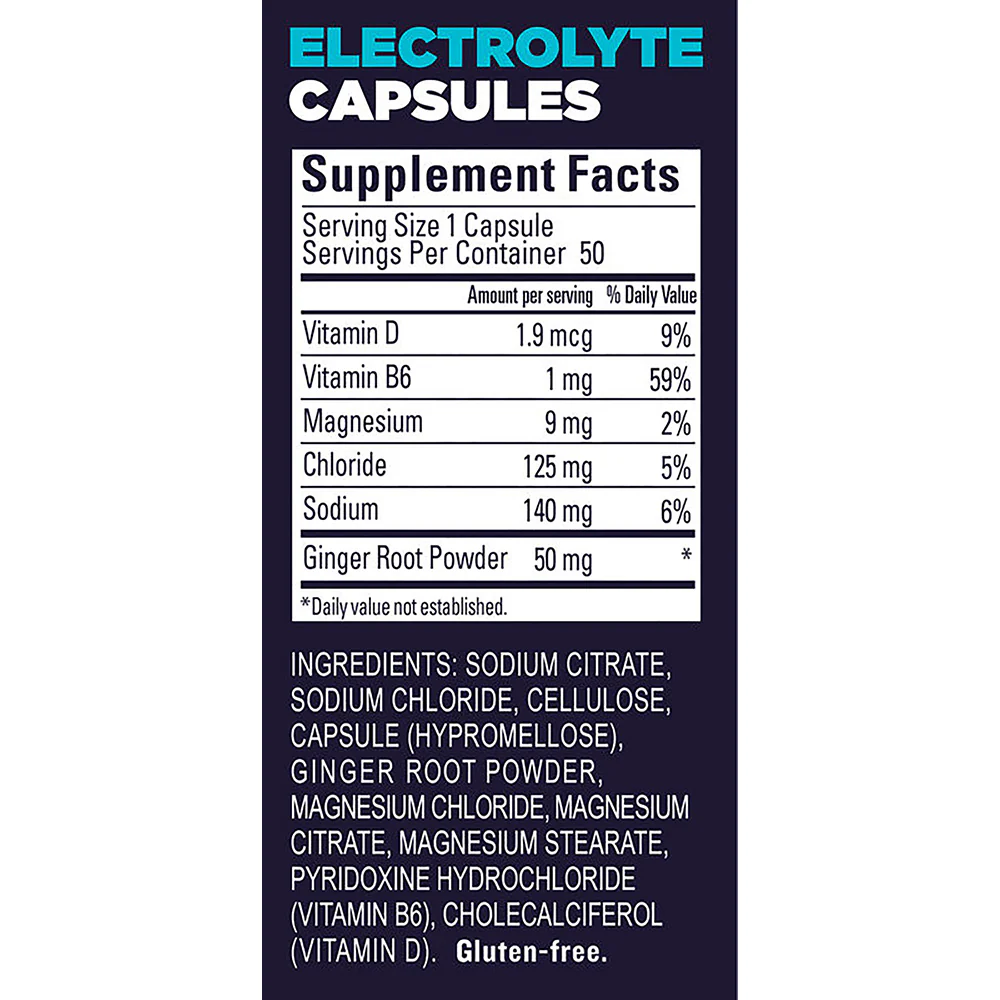GU Roctane Electrolyte 50 Capsules - Expiry Date: March 2026 - Image 2