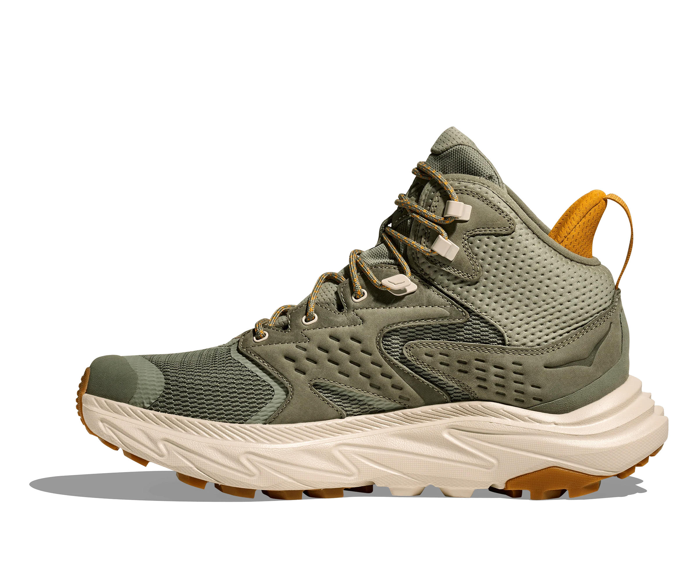 HOKA Men Anacapa 2 Mid GTX - Sea Moss / Oat Milk - Image 6