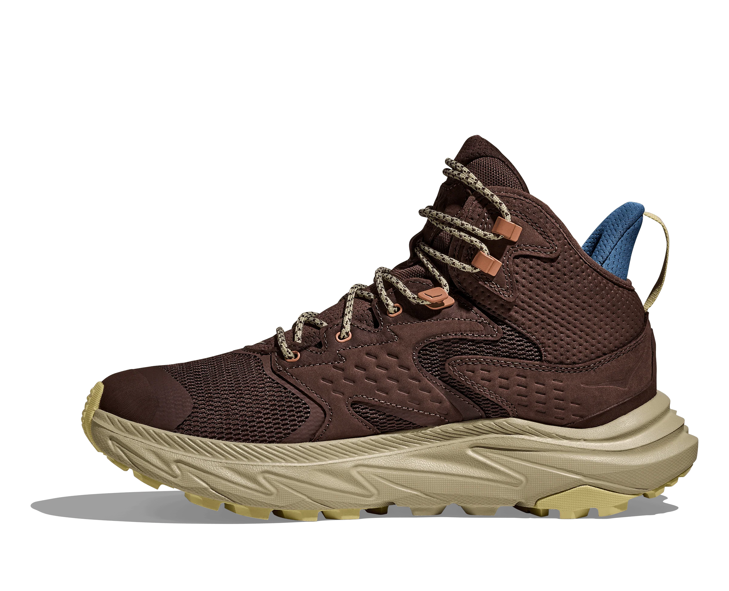 HOKA Men Anacapa 2 Mid GTX - Walnut / Oyster Mushroom - Image 6