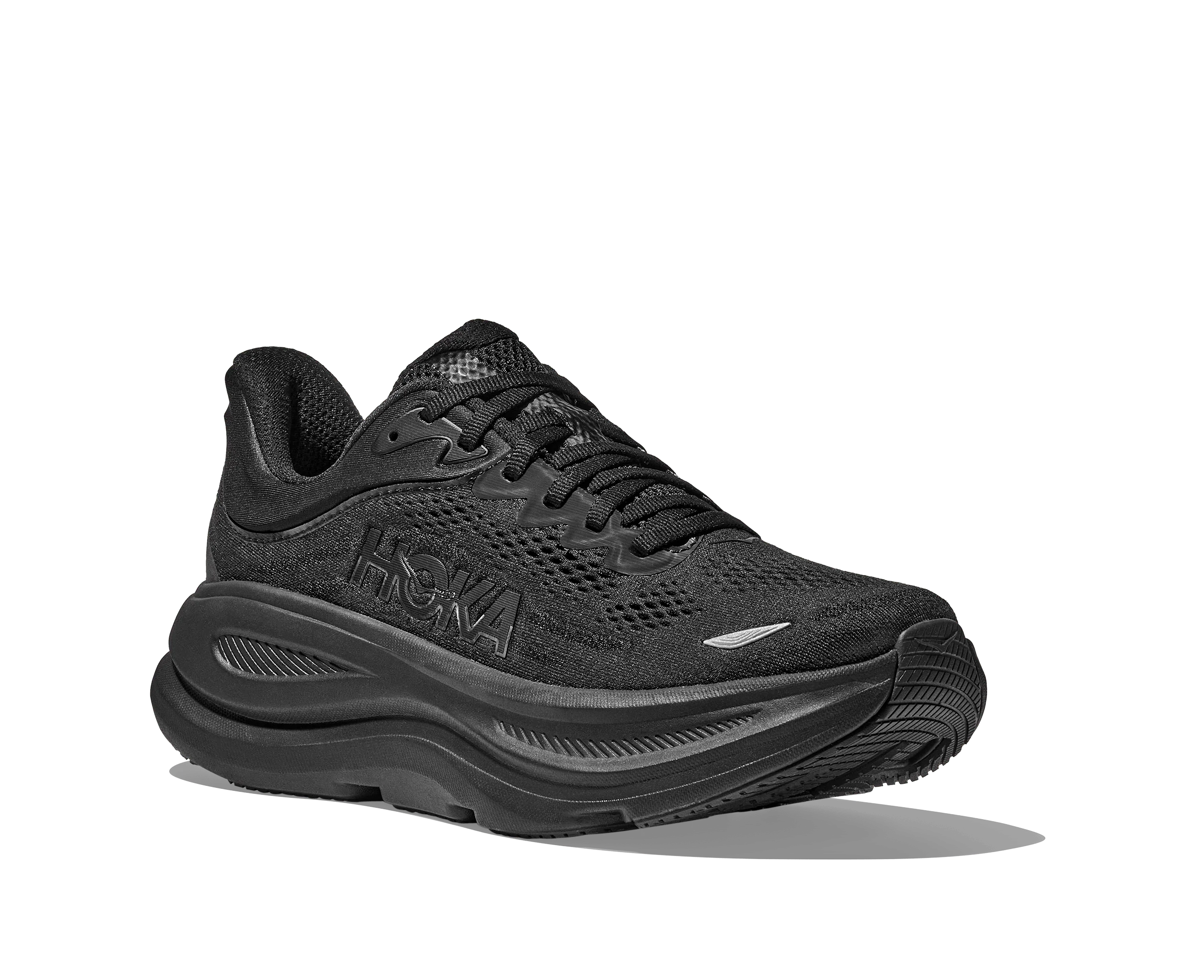 HOKA Men Bondi 9 Wide - Black / Black - Image 2