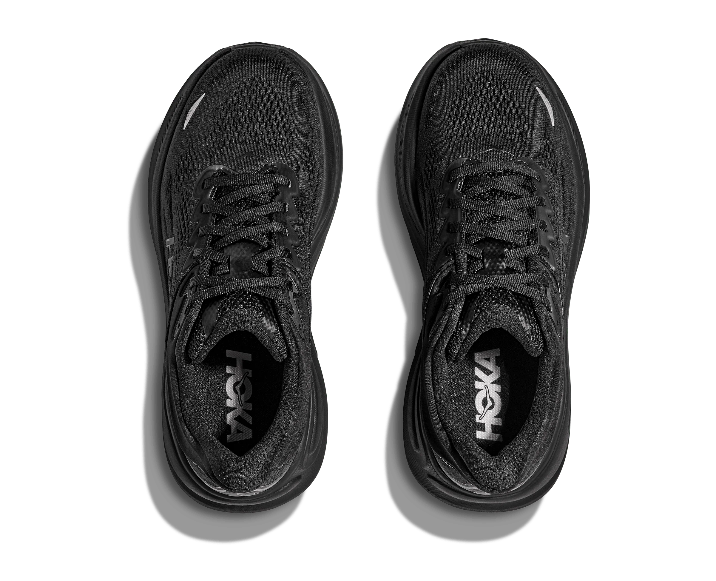 HOKA Men Bondi 9 Wide - Black / Black - Image 3