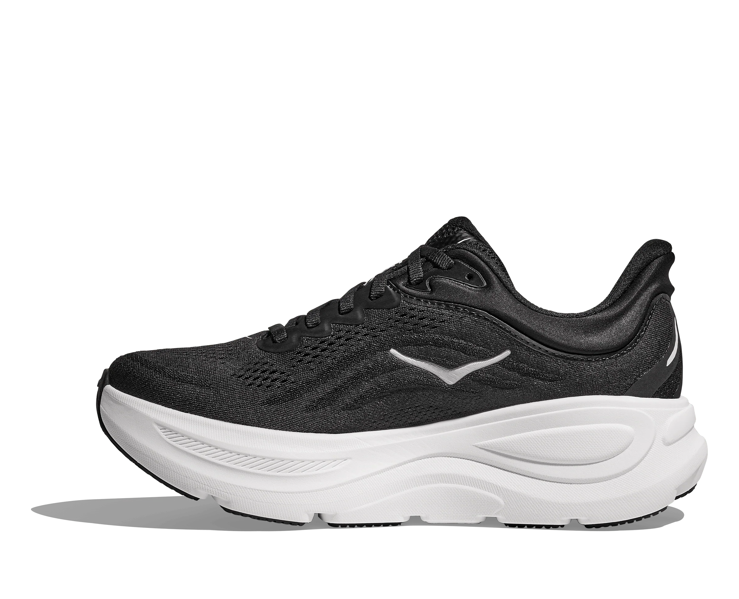 HOKA Men Bondi 9 Wide - Black / White - Image 6