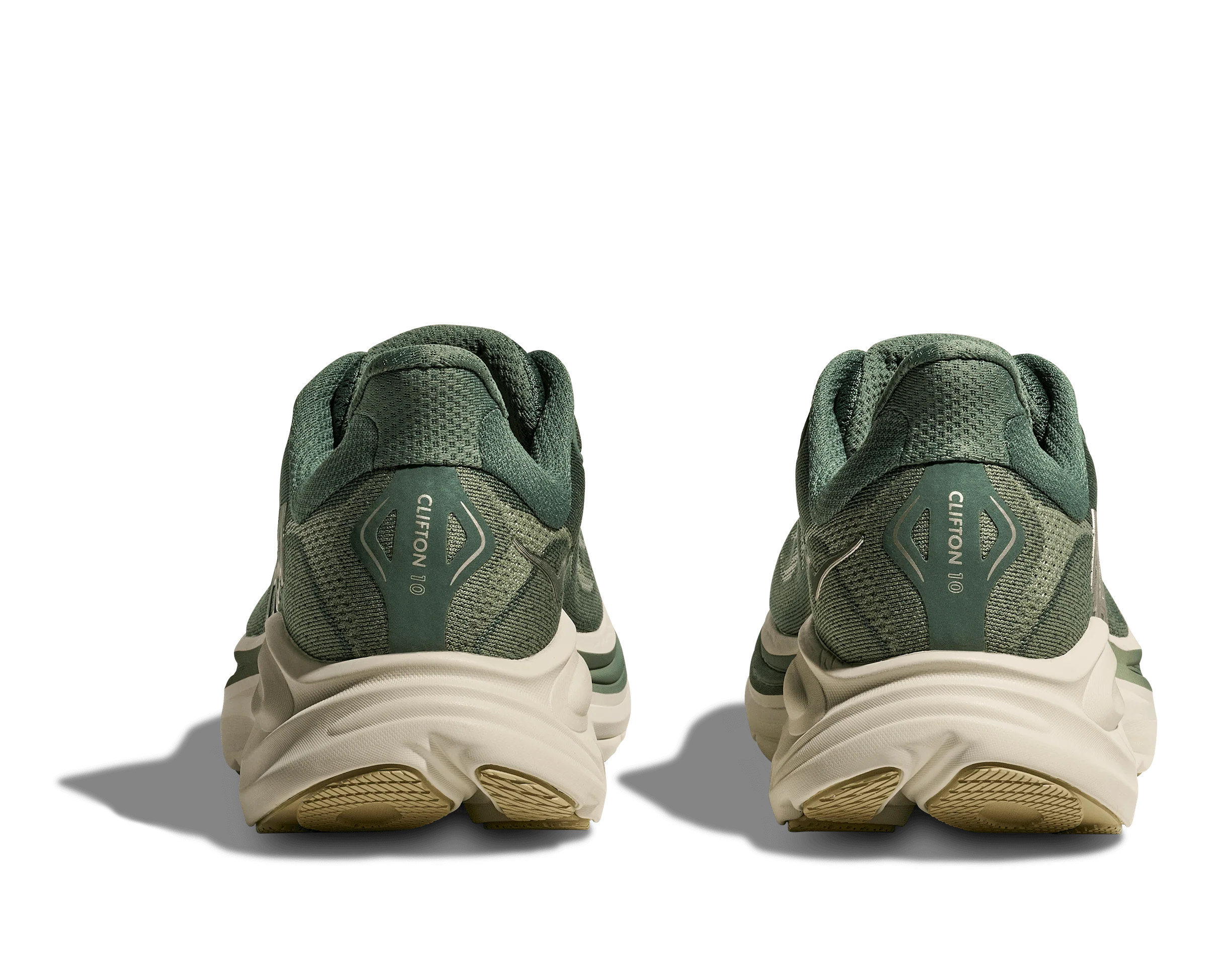 HOKA Men Clifton 10 Wide - Fern / Truffle Salt - Image 5